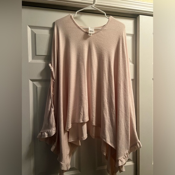 Pink sweater shawl - Picture 1 of 1